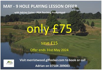 Picture of May Coaching Offer - 9 Hole Playing Lesson