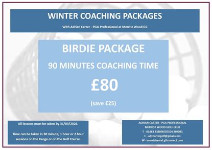 Picture of Birdie Winter Package 2025/26