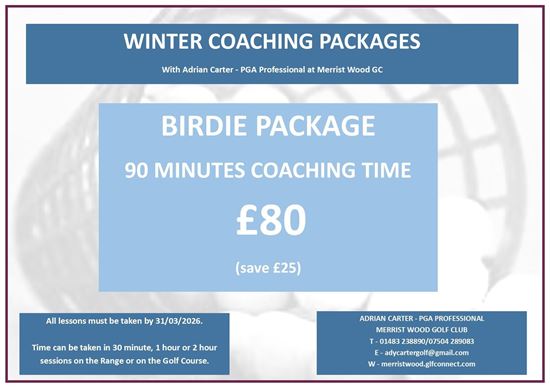 Picture of Birdie Winter Package 2025/26